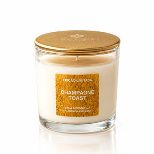 Vela Champagne Toast 100g | Mizi Ateliê